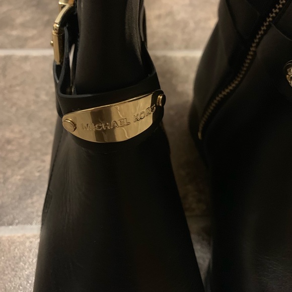 Michael Kors Arley Boot Black Gold - Picture 3 of 8